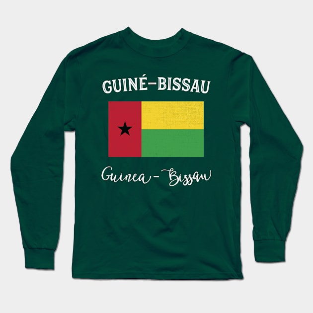 Guinea-Bissau Flag Long Sleeve T-Shirt by phenomad